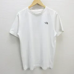 G■ノースフェイス/THE NORTH FACE ナショナルフラッグ ロゴTシャツ NT32053 【L】白/men's/121【中古】■