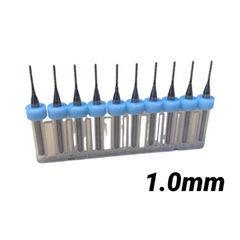 ミニ四駆 超硬エンドミル シャンク径 3.175 5本　カーボン(1.0mm)