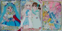 ux158 カード まとめ ひろがるスカイ！プリキュア キュアスカイ P01 わんだふるぷりきゅあ！ キュアニャミー キュアリリアン P18 プリキュアオールスターズ 記念カード P19 3枚セット   グミ プリキュア