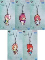 【中古】雑貨 全5種セット ラバーストラップ 「一番くじ 五等分の花嫁∬ ～祝福の門出～」 L賞
