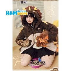 新品 猫屋小舗　原神　コスプレ　鐘離　ショウリ　派生服　同人服　パイルコート　衣装　※ウィッグ　追加可能yh0620246