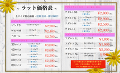 【価格表】冷凍ラット 2~50匹@ピンクラットからアダルト4Lまであります❗️（価格は送料です。注文はお問い合わせ下さい）
