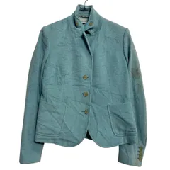 J.CREW ジャケット レディース M ライトブルー ジェイクルー ボタン モックネック シンプル アウター 古着卸 アメリカ仕入 a701-7149のサムネイル