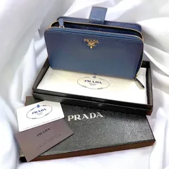 2023年最新】prada プラダ プラダ 長財布 1ml506 qwa f0016 bluetteの