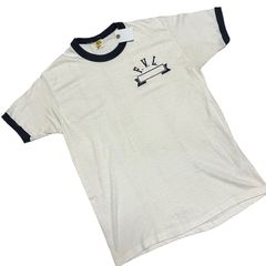 【Velva Sheen】70s Ringer Tshirt college Lsize