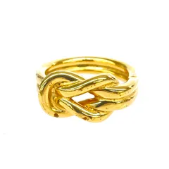 HERMES エルメス スカーフリング/アタメ      ゴールドカラー ユニセックス / 241019000506