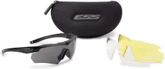 ESS Eyewear(イーエスエス アイウェア) Crossbow 3レンズセット (クリアー スモーク イエロー) 740-0387 ブラック US FREE-(FREE サイズ) [並行輸入品]のサムネイル