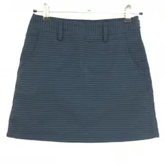 アディダス スカート ネイビー ボーダー レディース S/P ゴルフウェア adidas