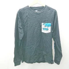 ◇ ⊇ VANS ヴァンズ 長袖 ロングTシャツ サイズM ブラック メンズ E  【1503050009409】