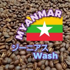 ミャンマー ジーニアス ウォッシュ★スペシャリティコーヒー　150g入り★ミャンマー珈琲豆★自家焙煎コーヒー豆★アイスコーヒー★エムリバーサイドコーヒー