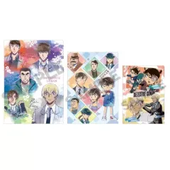 【中古】クリアファイル ピンク 3サイズクリアファイルセット(3枚組) 「名探偵コナン」