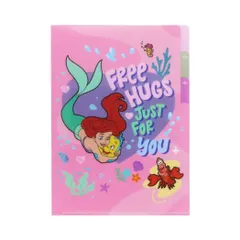 【メール便】リトルマーメイド ポケットファイル クリアファイルA5 3P アリエル ディズニープリンセス サンスター文具 新学期準備文具 キャラクター グッズ 