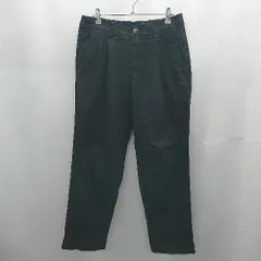 ◇ Θ COMME CA ISM コムサイズム 1タック デニムパンツ サイズS ブラック系 メンズ E  【1506110015747】