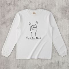 グラフィックロングTシャツ　Hang Loose Mono / Black -Long-