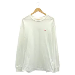 【中古】Supreme Small Box Logo L/S Tee サイズL 白　[91]