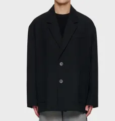 wooyoungmi テーラードジャケット　ウーヨンミ シングルジャケット 黒 WOOYOUNGMIのブラック シングルジャケットがセール中