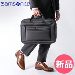 SAMSONITE ビジネスバッグ 2WAY A4可 PC収納 ネイビー 肩掛け - メルカリ