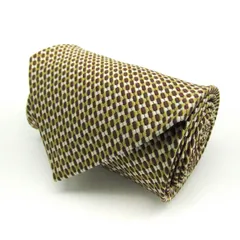 コムサメン ブランドネクタイ 総柄 シルク 日本製 PO  メンズ イエロー COMME CA MEN 【中古】