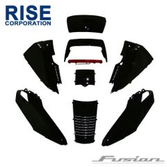 ホンダ フュージョン MF02 アッパーカウル 9点セット ブラック