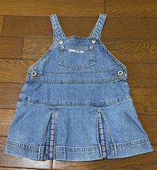 COMME CA ISM コムサイズム　キッズ　ベビー　ジャンパースカート　スカート　デニム　80㎝