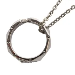 スワロフスキー SWAROVSKI ネックレス ペンダント リング ブラック /YO18のサムネイル