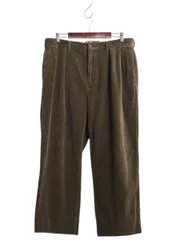 【お得なクーポン配布中!】 90s ポロ ラルフローレン 太畝 コーデュロイ パンツ メンズ 実寸 36 26 オールド ストレート スラックス ツータック コーズ ヘビーウェイト