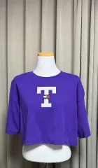 トミーヒルピギンズ レディース 半袖 クロップド Tシャツ