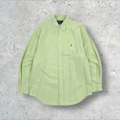 90s 00s Ralph Lauren YARMOUTH オックスフォード ボタンダウン 長袖 シャツ 16