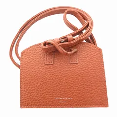 トゥモローランド TOMORROWLAND 美品 ネームケース 首掛け レザー ロゴ 茶 ブラウン /FFのサムネイル