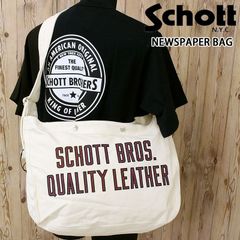 SCHOTT ニュースペーパーバッグ セージグリーン - メルカリ