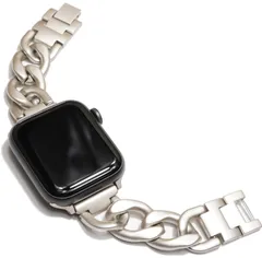 新品 Royce&Roland Apple watch チェーンバンド (40mm 41mm 42mm / 44mm 45mm 46mm 49mm) おしゃれ アップルウォッチ 時計 バンド ベルト/ステンレス (Series 10 9 8 7 6 5 4 S
