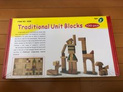 Traditional  Unit  Blocks  100 pce  積み木　【未開封品】