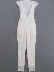 ◇ ROYAL PARTY ロイヤルパーティー 総レース オーバーオール サイズ36 アイボリー レディース  【中古】 【1206160007791】