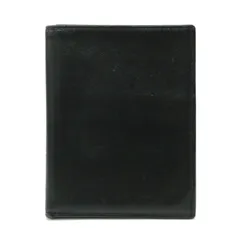 コーチ COACH 二つ折り財布 レザー カードケース 札入れ パスケース ミディアムウォレット メンズ ブラック 中古 mar02011