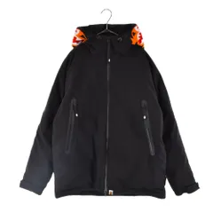 A BATHING APE (アベイシングエイプ) Tiger Down Jacket タイガー ジップアップダウンジャケット ブラックのサムネイル