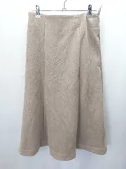 ◇ ◎ Couture Brooch クチュールブローチ ロング丈 フレア スカート サイズ36 モカブラウン レディース E  【1406050055165】