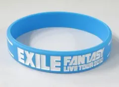 【中古】アクセサリー(非金属)(男性) EXILE ゴムブレス(ブルー) 「EXILE LIVE TOUR 2010 FANTASY」