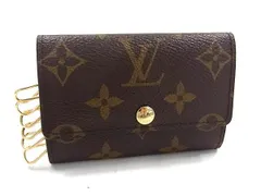 ■新品同様■ LOUIS VUITTON ルイヴィトン M62630 モノグラム ミュルティクレ6 6連 キーケース 鍵入れ レディース ブラウン系 GA1696