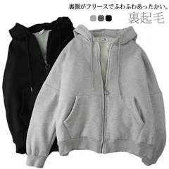 スウェット パーカー レディース メンズ 無地 裏起毛 フルジップパーカー スウェットパーカー ジップアップパーカー 防寒 防風 厚手 暖か スエット ビッグシルエット ビッグパーカー フード付きパー#dongdong7299