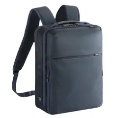 [エースジーン] ガジェタブル-R 14.0インチPC収納可 A4対応 太幅ハーネス採用 チェストベルト付 2気室 静音ファスナー セットアップ可 リサイクルナイロン使用 No.68002 ビジネスバッグ リュックサック [ネイビー]