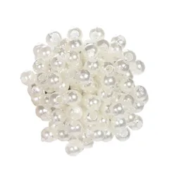 (4個) 貼り付けビジューつぶつぶパール カボション 縫い付け ボリューム 軽量 デコーパーツ 花 パールUVレジン クラフト 材料 資材 アクセサリー ビーズ チャーム 多用途 パーツ 手芸材料