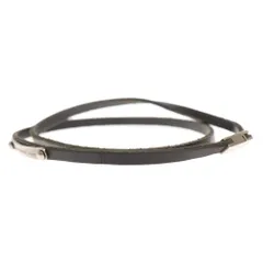 SAINT LAURENT PARIS (サンローランパリ) ダブルラップIDブレスレット レザー ブラックのサムネイル