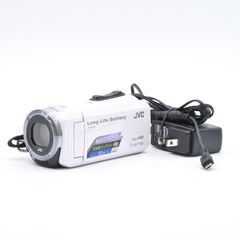 JVC ジェーブイシー Everio ホワイト GZ-F100-W ビデオカメラ【中古】
