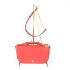 美品『USED』 トリーバーチ ショルダーバッグ レザー レッド