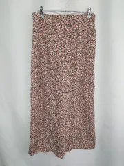 ◇ ⊇ U by Spick & Span 花総柄 マキシ丈 Aライン スカート サイズ36 レッド系 レディース E  【1409100055139】