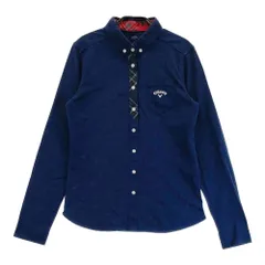 サイズ：M CALLAWAY キャロウェイ  長袖ポロシャツ  ネイビー系 [240101450994] ゴルフウェア レディース ストスト