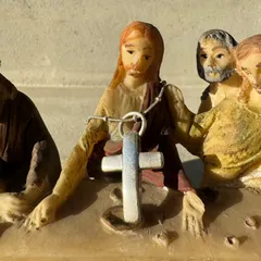 ପ✩⃛ଓ  𝔍𝔢𝔰𝔲𝔰 ପ✩⃛ଓ 十字架のシルバーネックレス　Silver 925 ヴィンテージ/古着