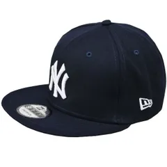 【新品】NEW ERA 9FIFTY スナップバックキャップ ニューヨーク ヤンキース BASIC ネイビー BASIC MLB/11591024 紺色　紺　BIG FLAG CAP　ベースボールキャップ　ベースボールハット　ロゴ キャップ 刺繍 帽子 シンプ