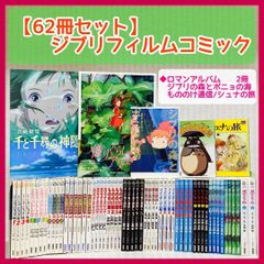 一部初版 ジブリ フィルムコミック 全巻 62冊 宮崎駿 天空の城ラピュタ・となりのトトロ・魔女の宅急便・ハウルの動く城・ポニョ他  ロマンアルバム・ふしぎの海のナディア 徳間書店 漫画 @FE_0R_2 - メルカリ