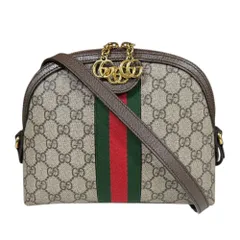 グッチ スモール オフィディア ショルダーバッグ GGスプリームキャンバス 499621 ベージュ レディース  GUCCI  中古 グッチ